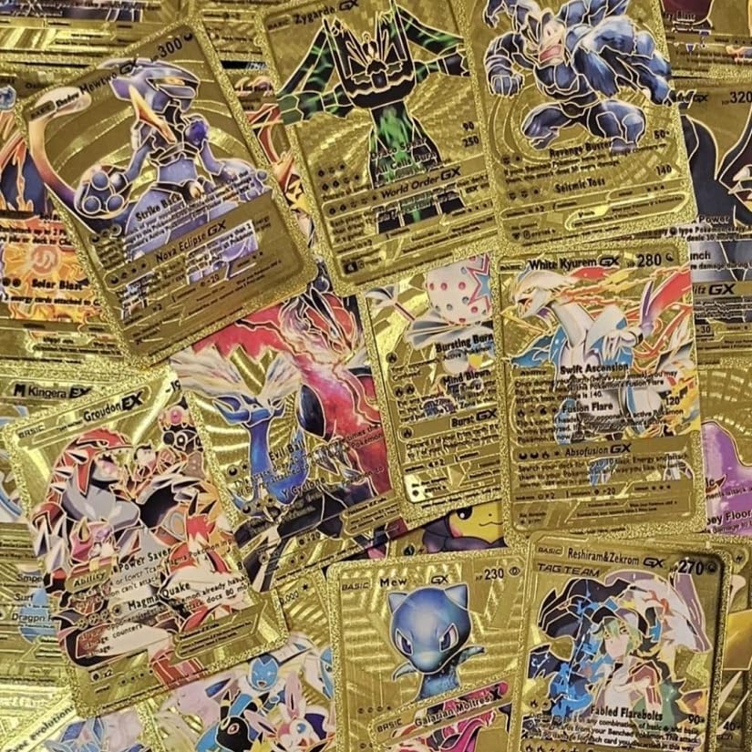 SHOPISTRY by TMS-Poke 55 PCS Golden Foil Card Assorted Cards TCG